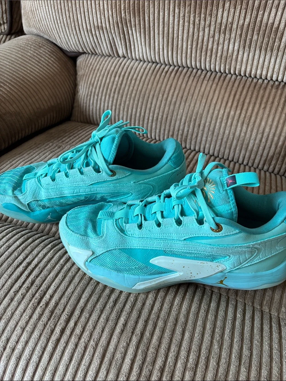 Jordan Teal Low-Top Sneaker